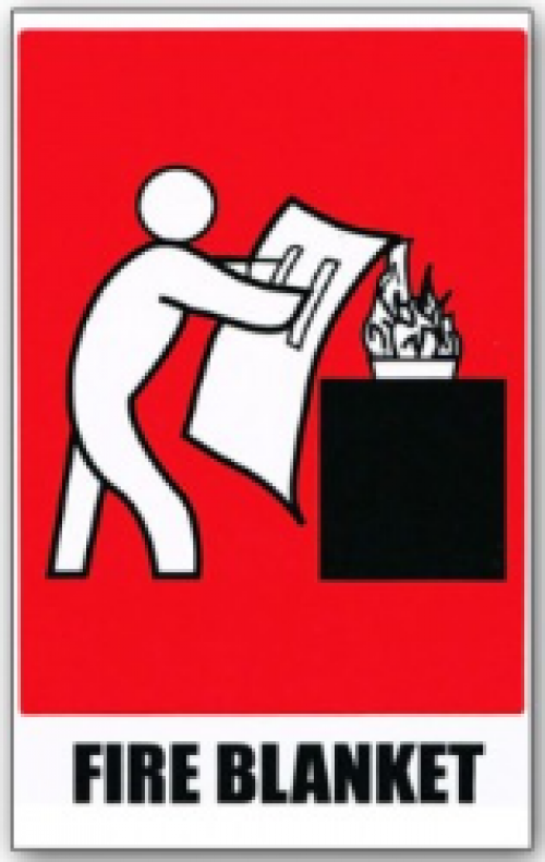 Fire Blanket Location Sign